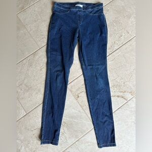 Jean leggings small blue back pockets skinny jeans jeggings